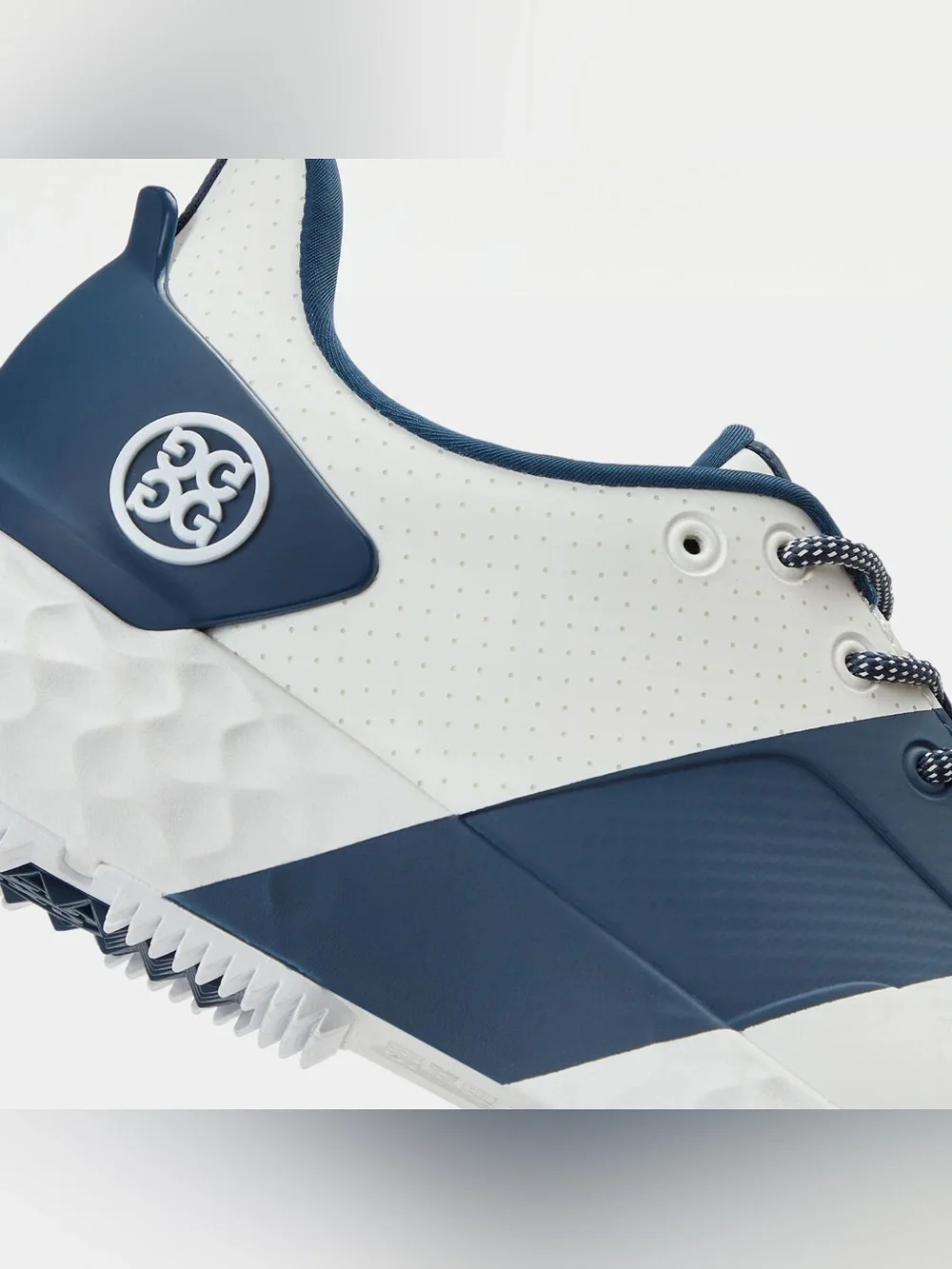 G/FORE MG4+ Perforated Contrast Stripe Womens Golf Shoe - Snow NEW
